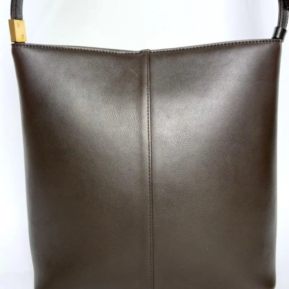 Burberry Brown Vintage Leather Shoulder Bag